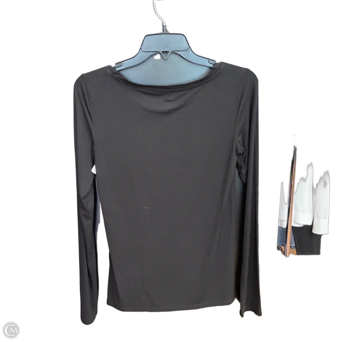 Top Long Sleeve By Dkny In Black, Size: Xs