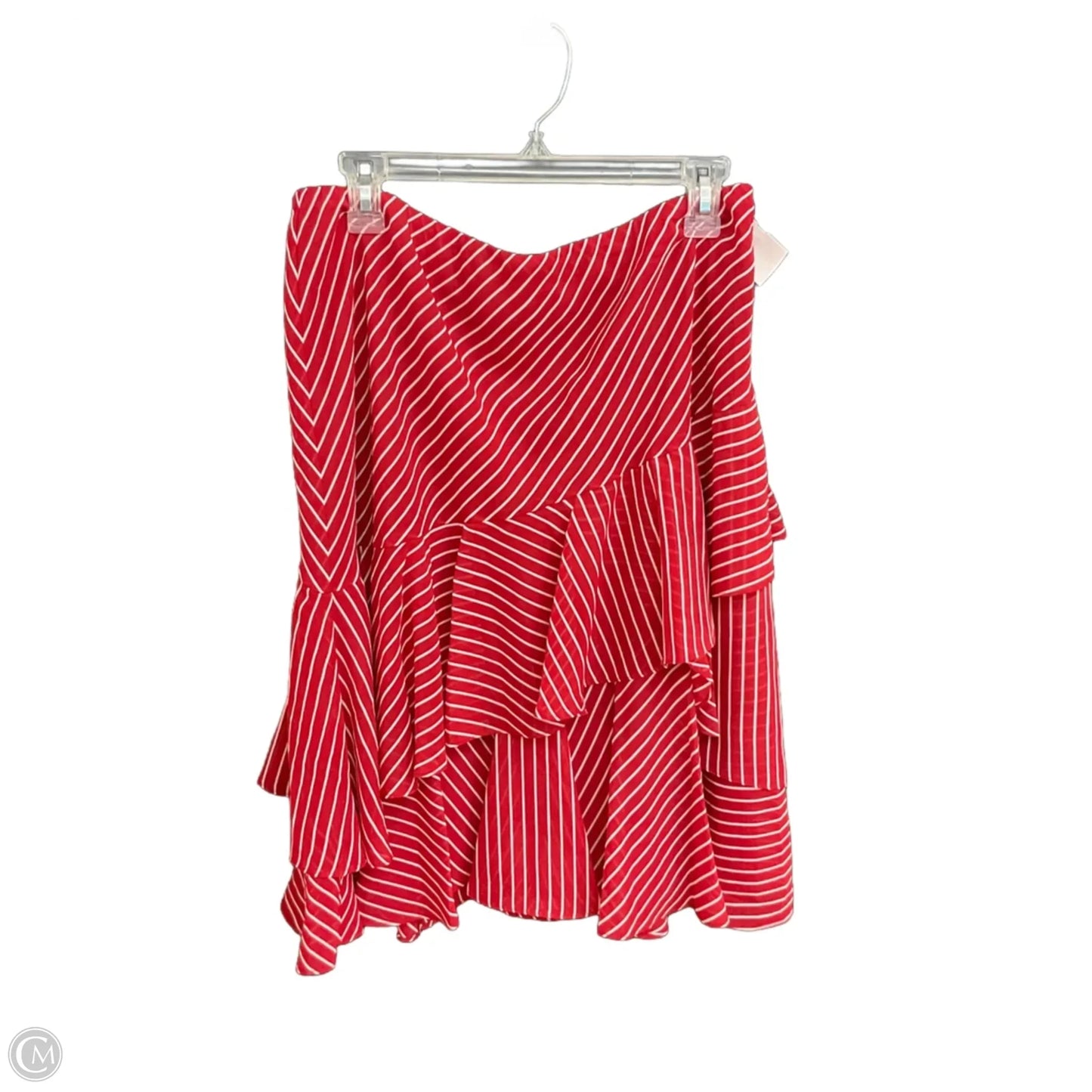 Skirt Midi By Lauren By Ralph Lauren In Red, Size: L
