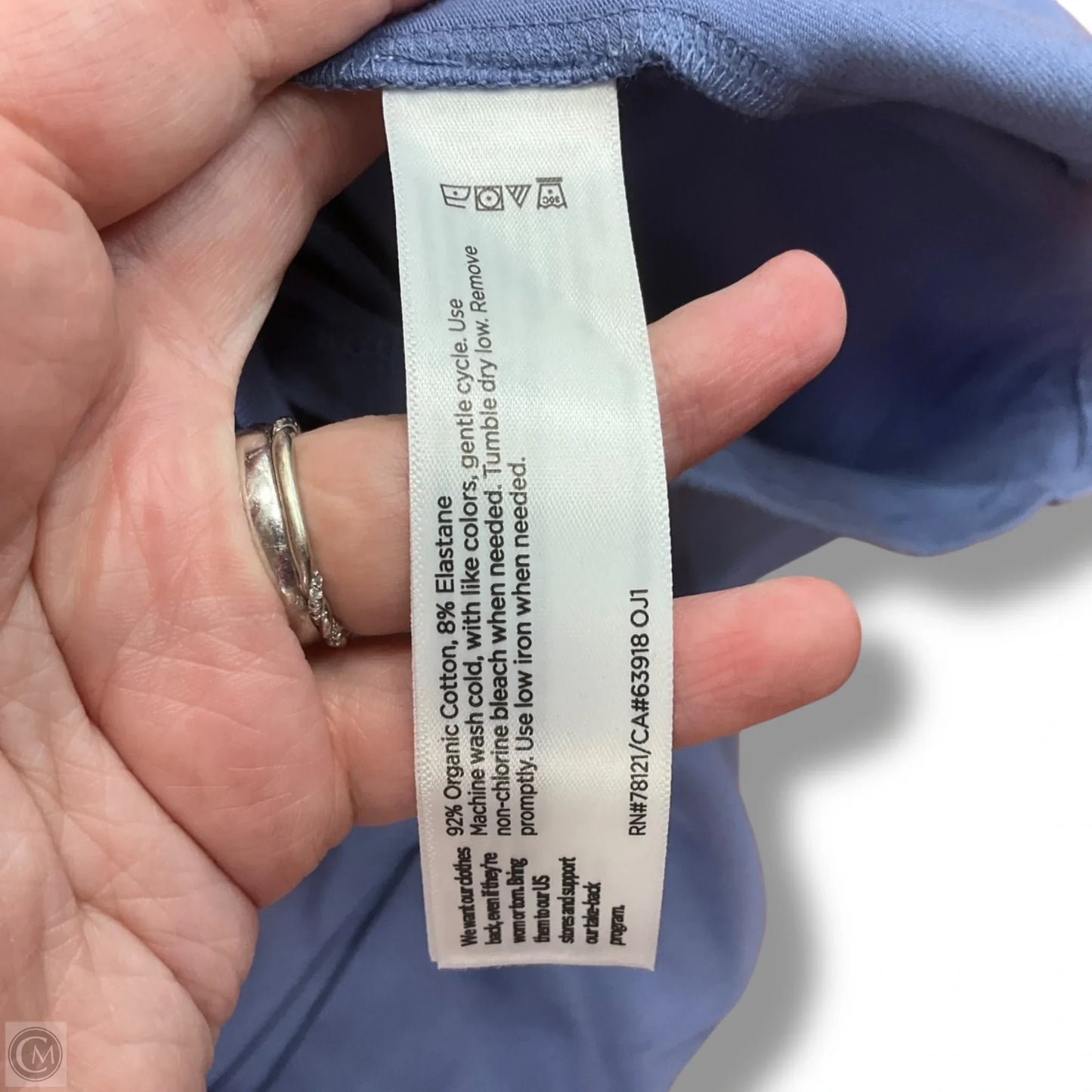 Dress Casual Midi By Eileen Fisher In Blue, Size: Lp