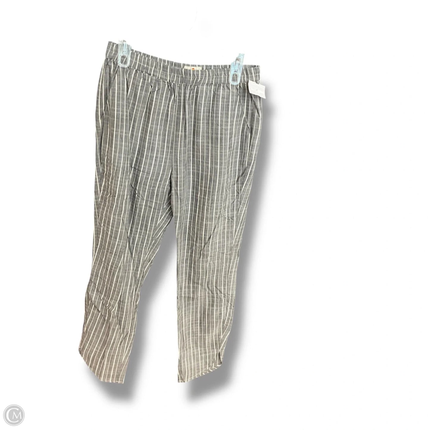 Pants Wide Leg By Marine Layer In Striped Pattern, Size: M