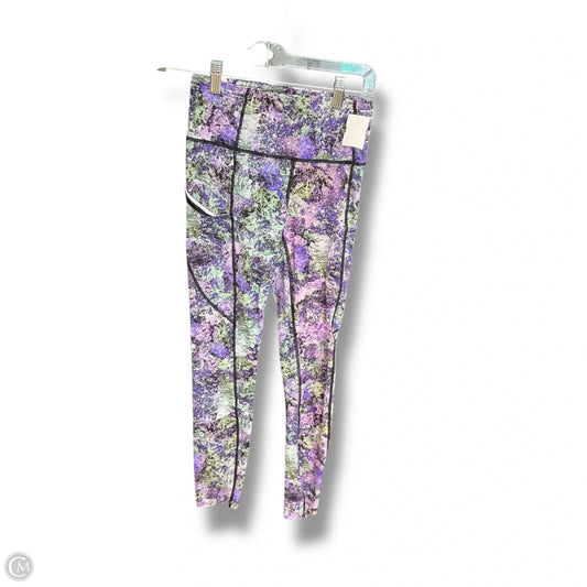 Athletic Leggings By Lululemon In Multi-colored, Size: 4