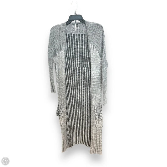 Sweater Cardigan By Free People In Grey, Size: S
