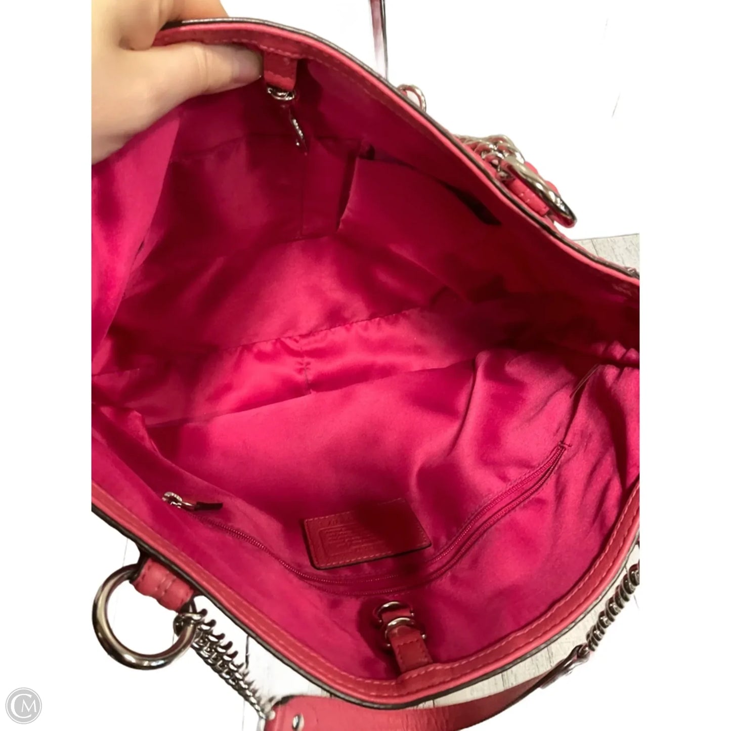 Handbag Designer By Coach, Size: Medium