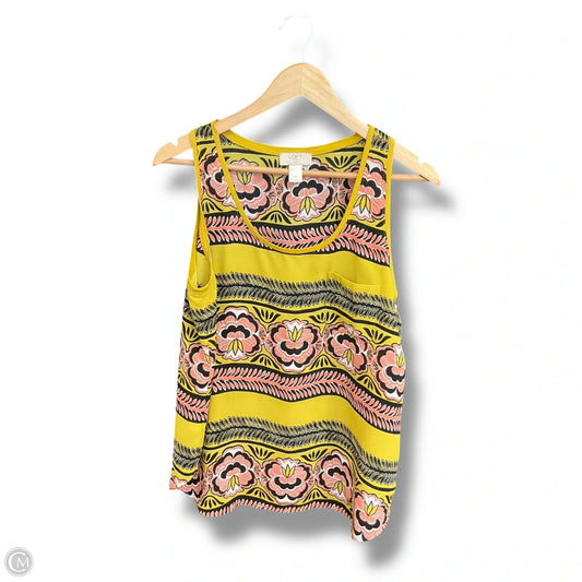 Top Sleeveless By Loft In Multi-colored, Size: L