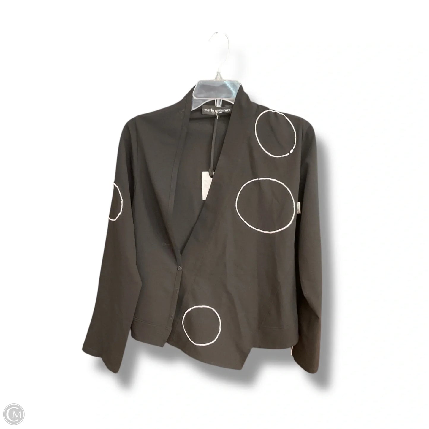 Blazer By Maria Calderara In Black & White, Size: Xs