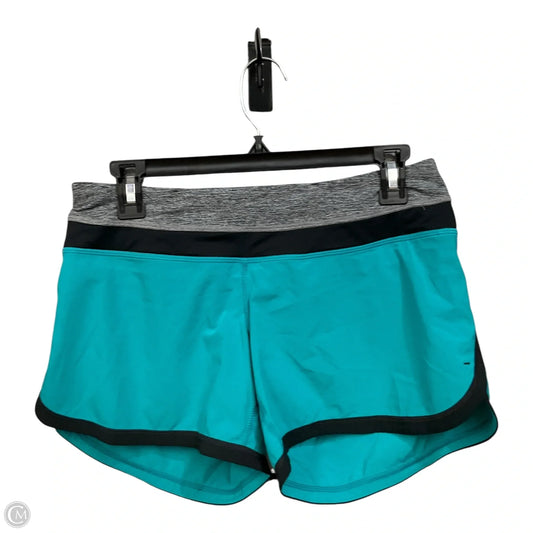 Athletic Shorts By Lululemon In Teal, Size: 4