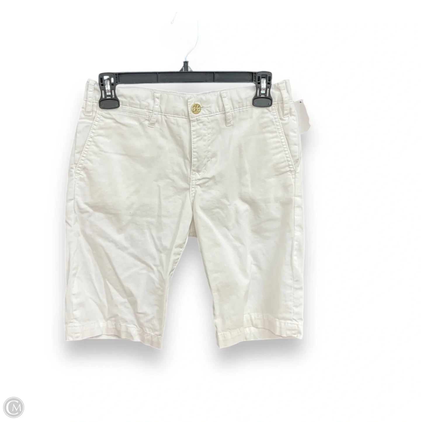 Shorts Designer By Tory Burch In White, Size: 0