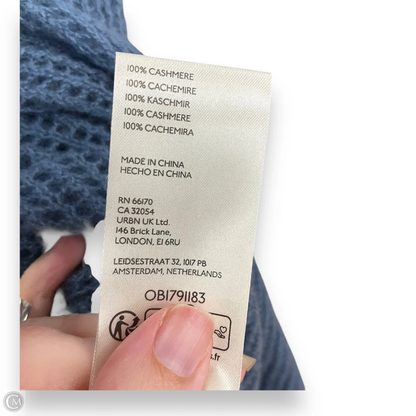 Top Long Sleeve By Free People In Blue, Size: S