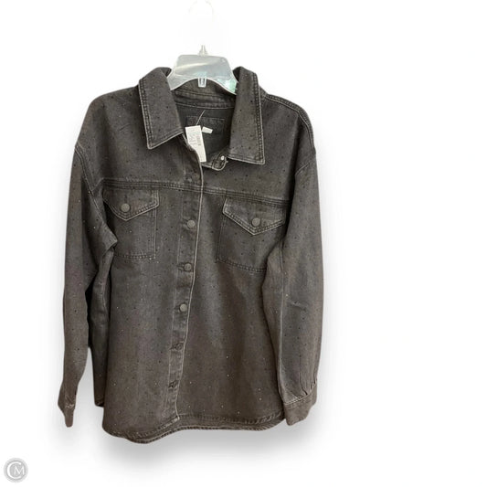 Jacket Denim By Maurices In Black Denim, Size: Xxl