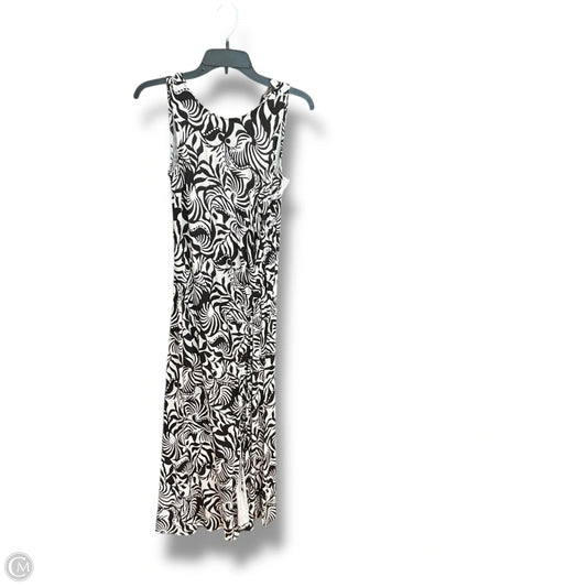 Dress Casual Maxi By Loft In Black & White, Size: S