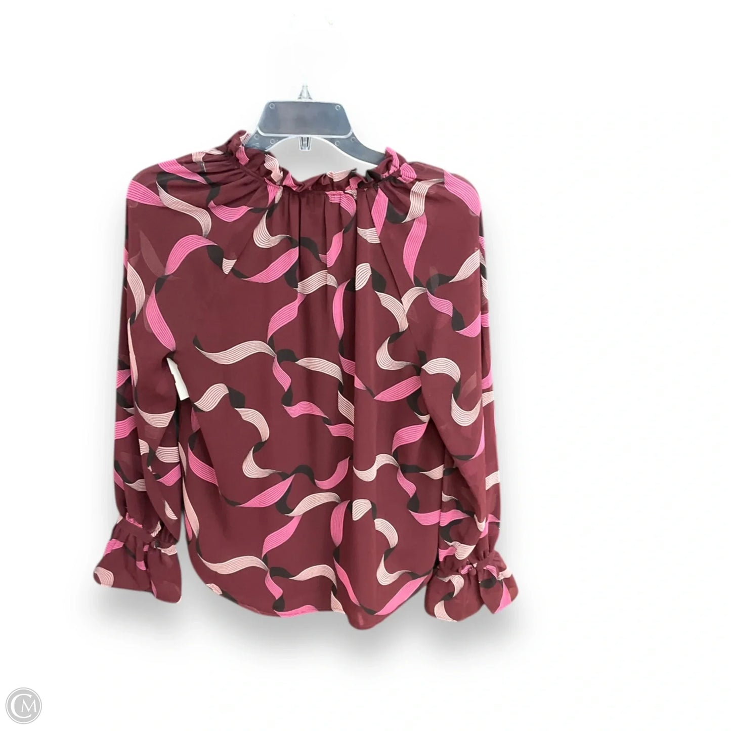 Top Long Sleeve By Ann Taylor In Red, Size: Xs