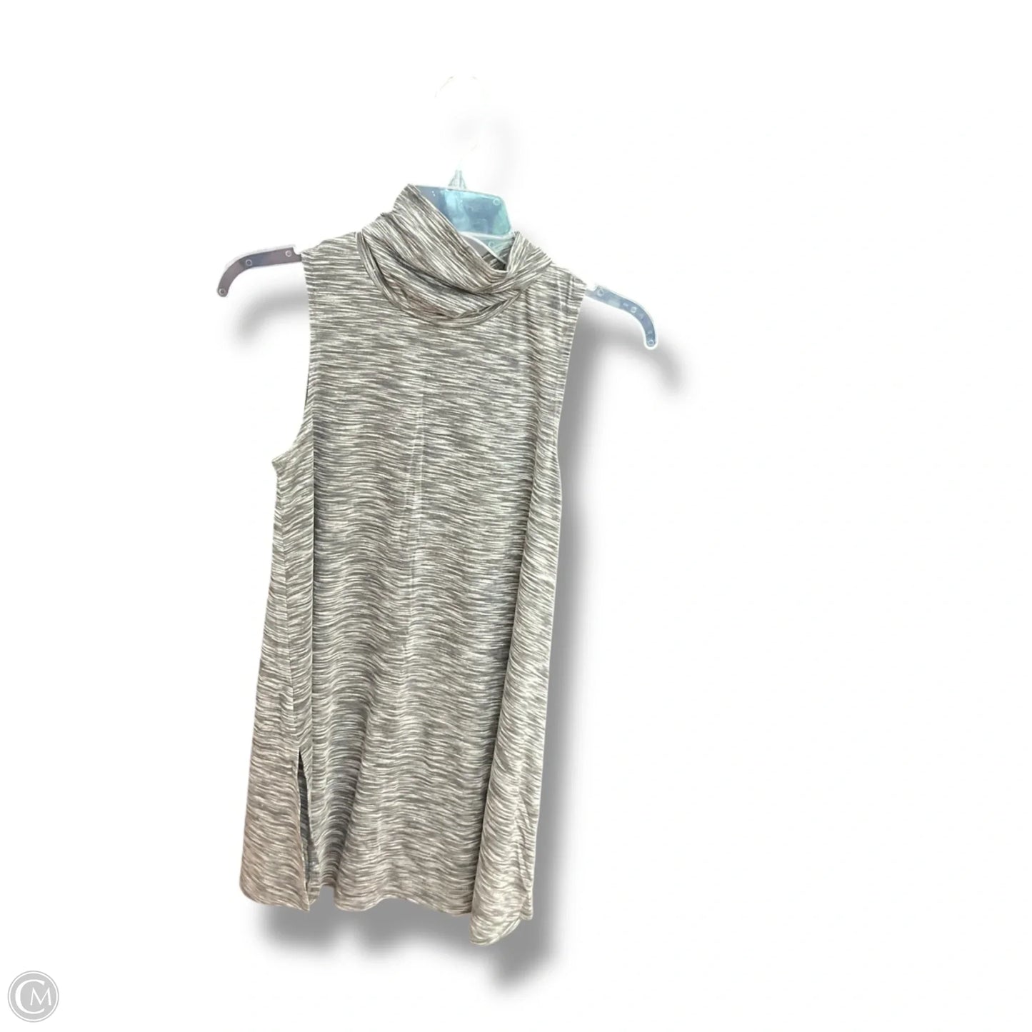 Top Sleeveless By Anthropologie In Grey, Size: S