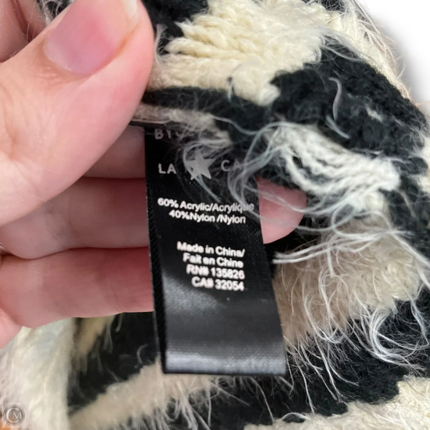 Sweater By ByCorpus In Black & Cream, Size: S