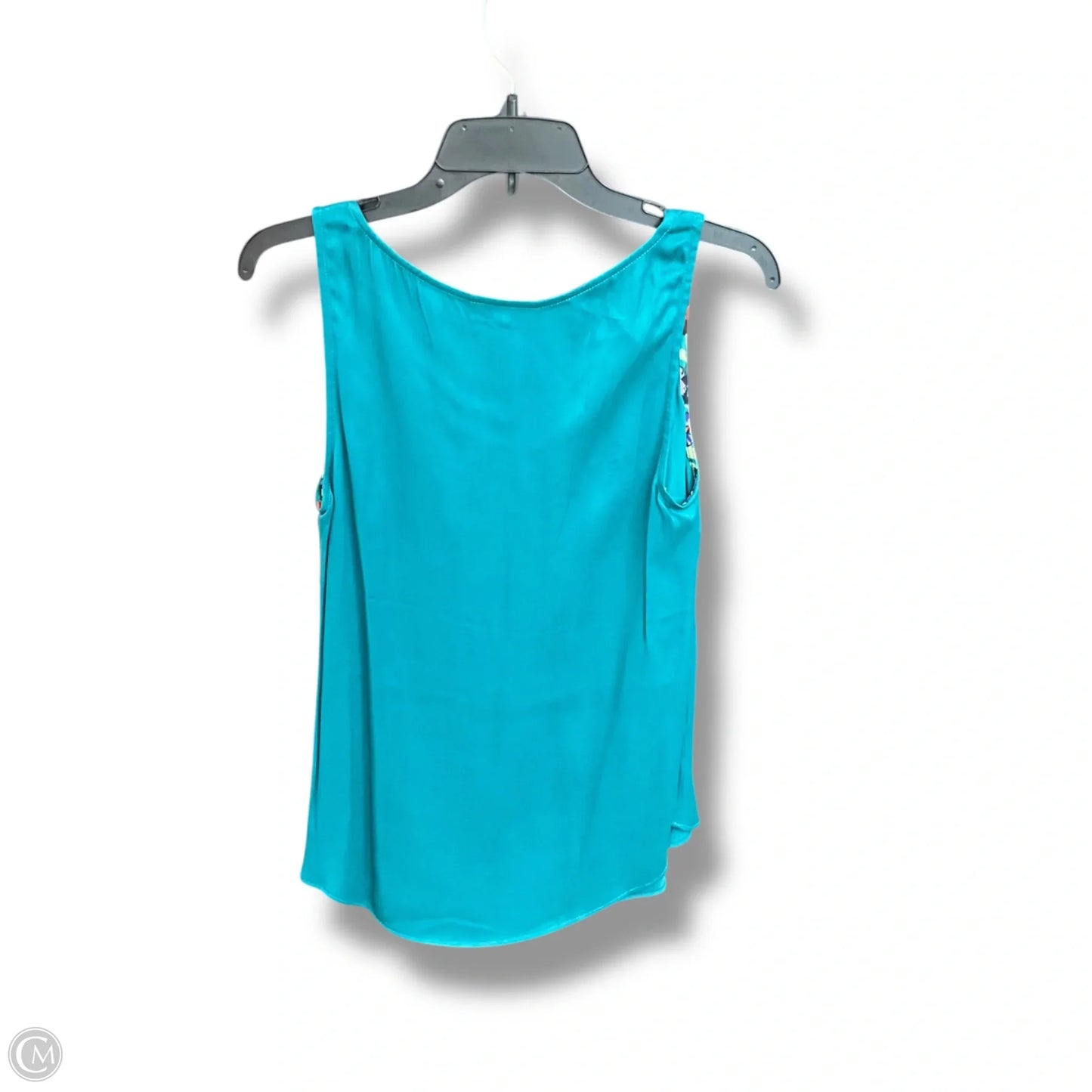 Top Sleeveless By Anthropologie In Teal, Size: S