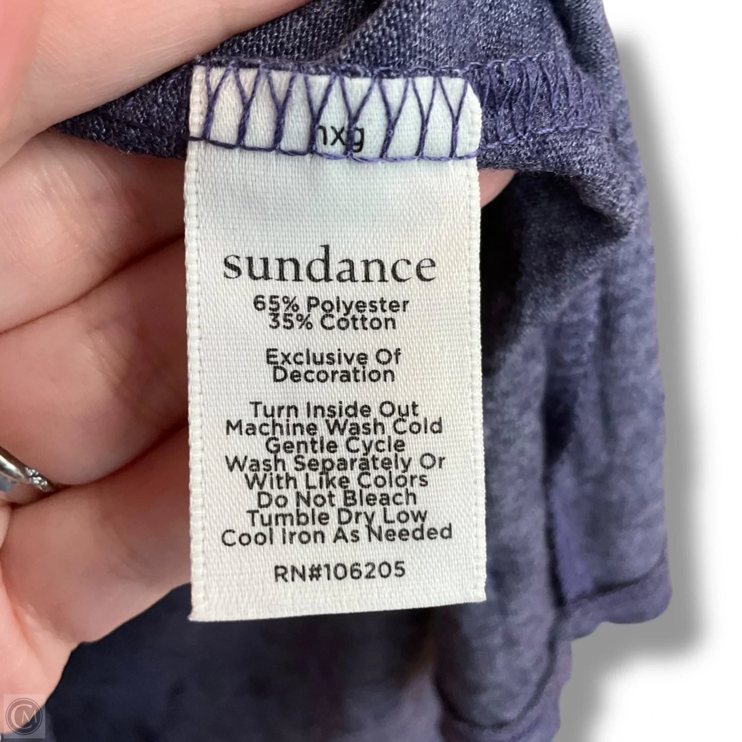 Top 3/4 Sleeve By Sundance In Blue, Size: Xs