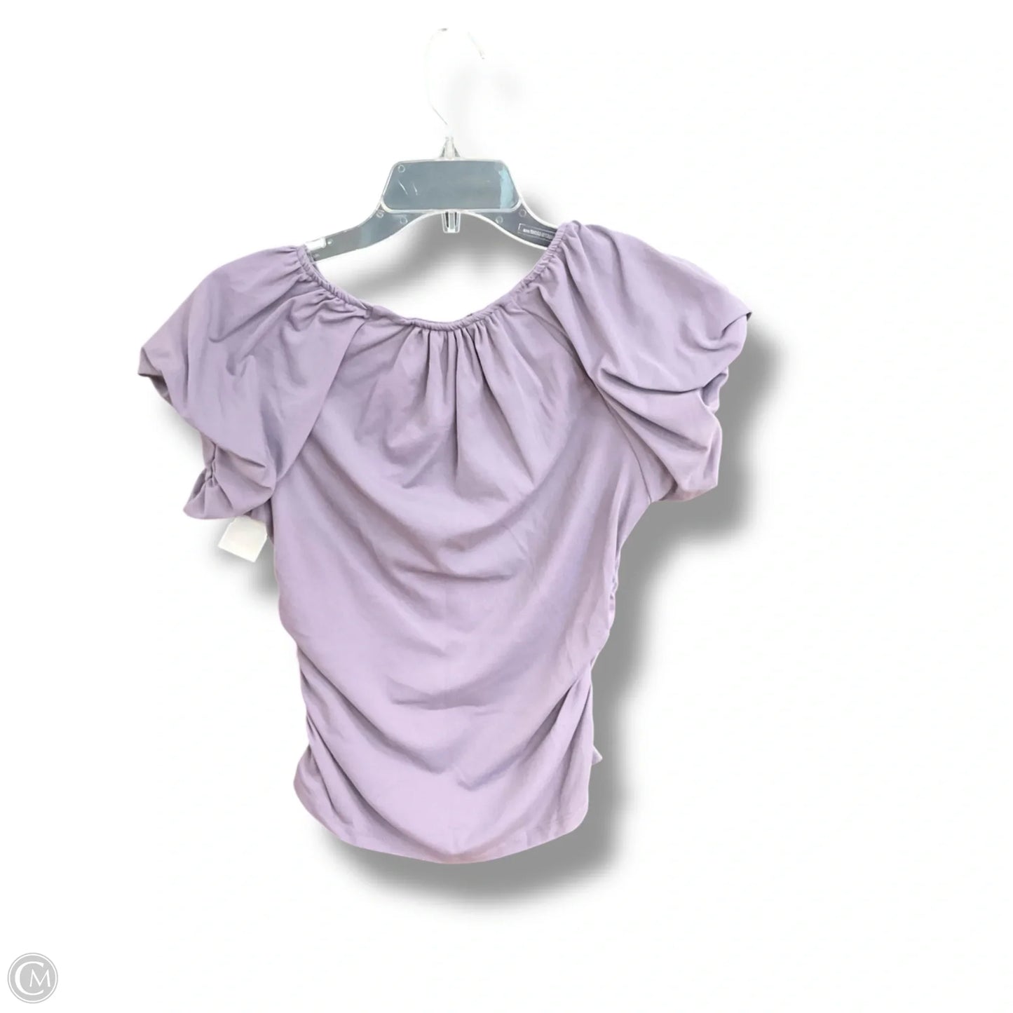 Top Short Sleeve By Anthropologie In Purple, Size: S