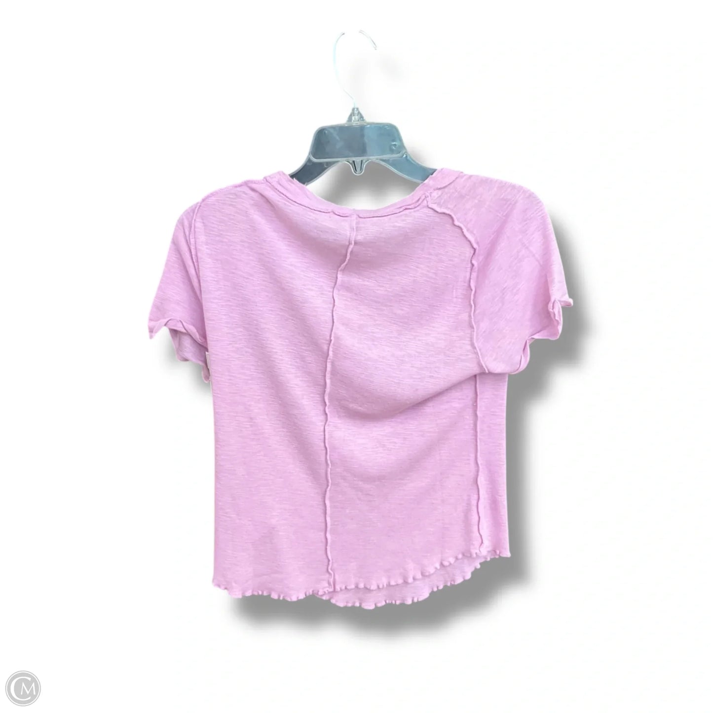 Top Short Sleeve Basic By Pilcro In Pink, Size: S