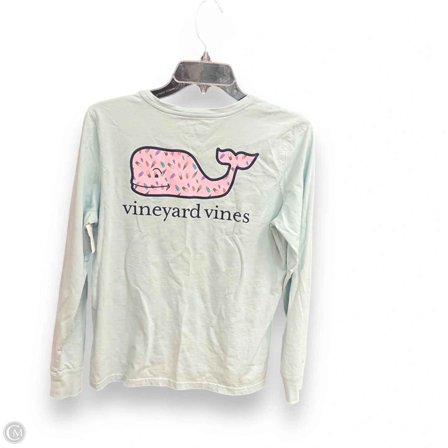 Top Long Sleeve By Vineyard Vines In Blue, Size: S