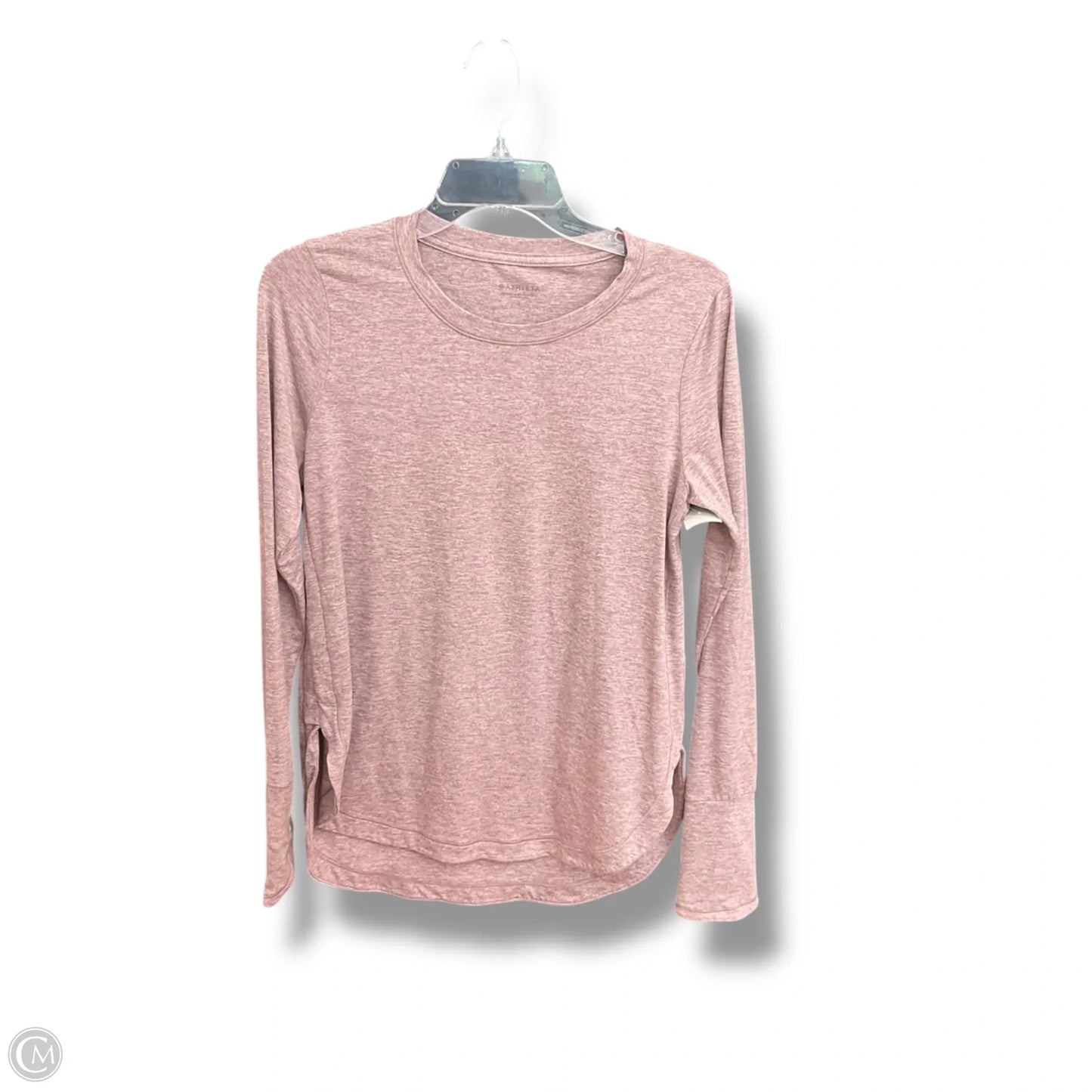 Athletic Top Long Sleeve Crewneck By Athleta In Pink, Size: S
