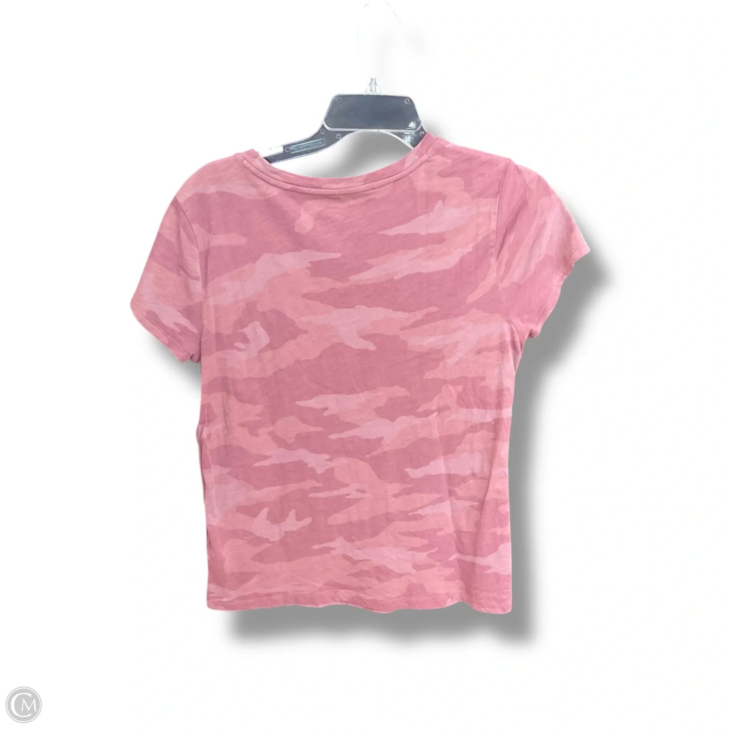 Athletic Top Short Sleeve By Athleta In Camouflage Print, Size: M