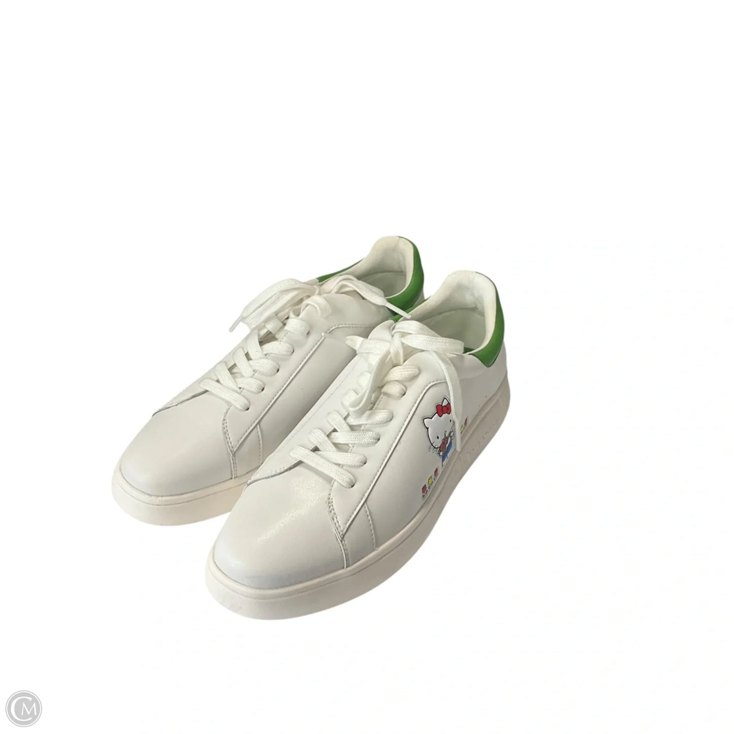 Shoes Designer By Kate Spade In Green & White, Size: 10