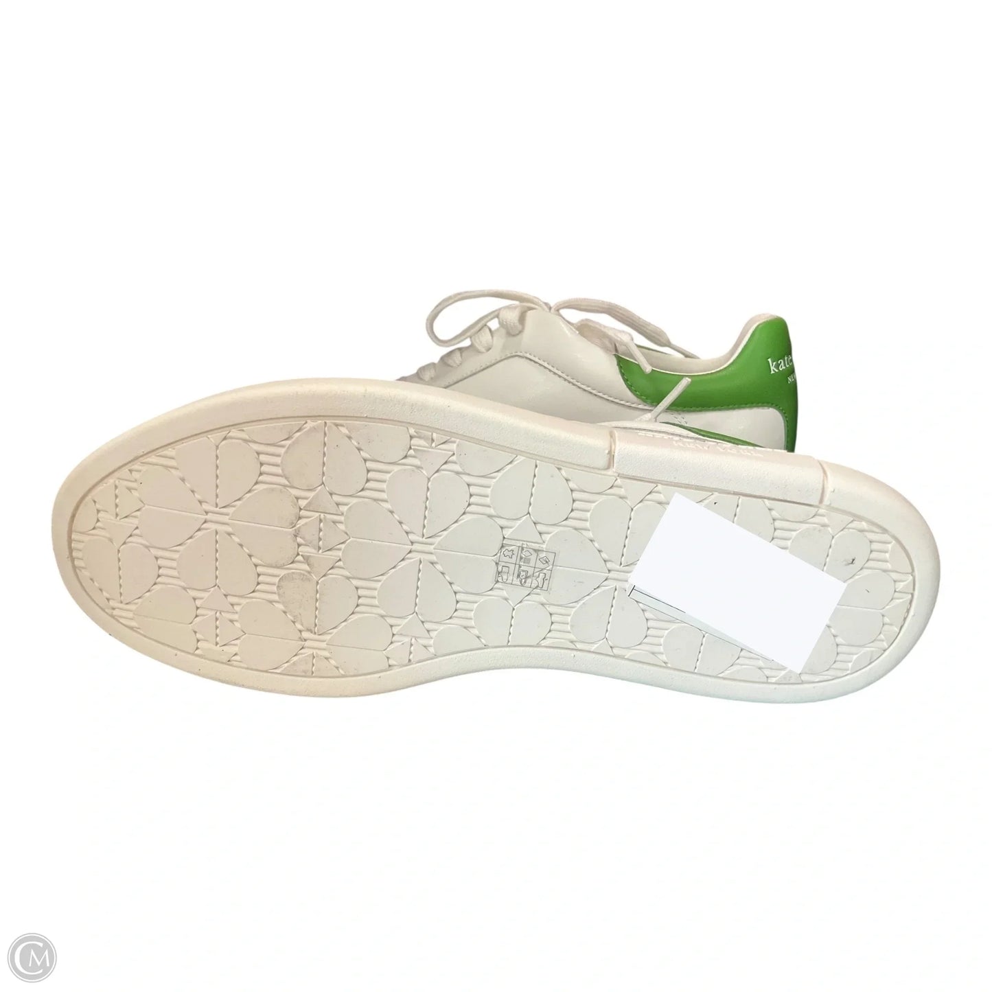 Shoes Designer By Kate Spade In Green & White, Size: 10