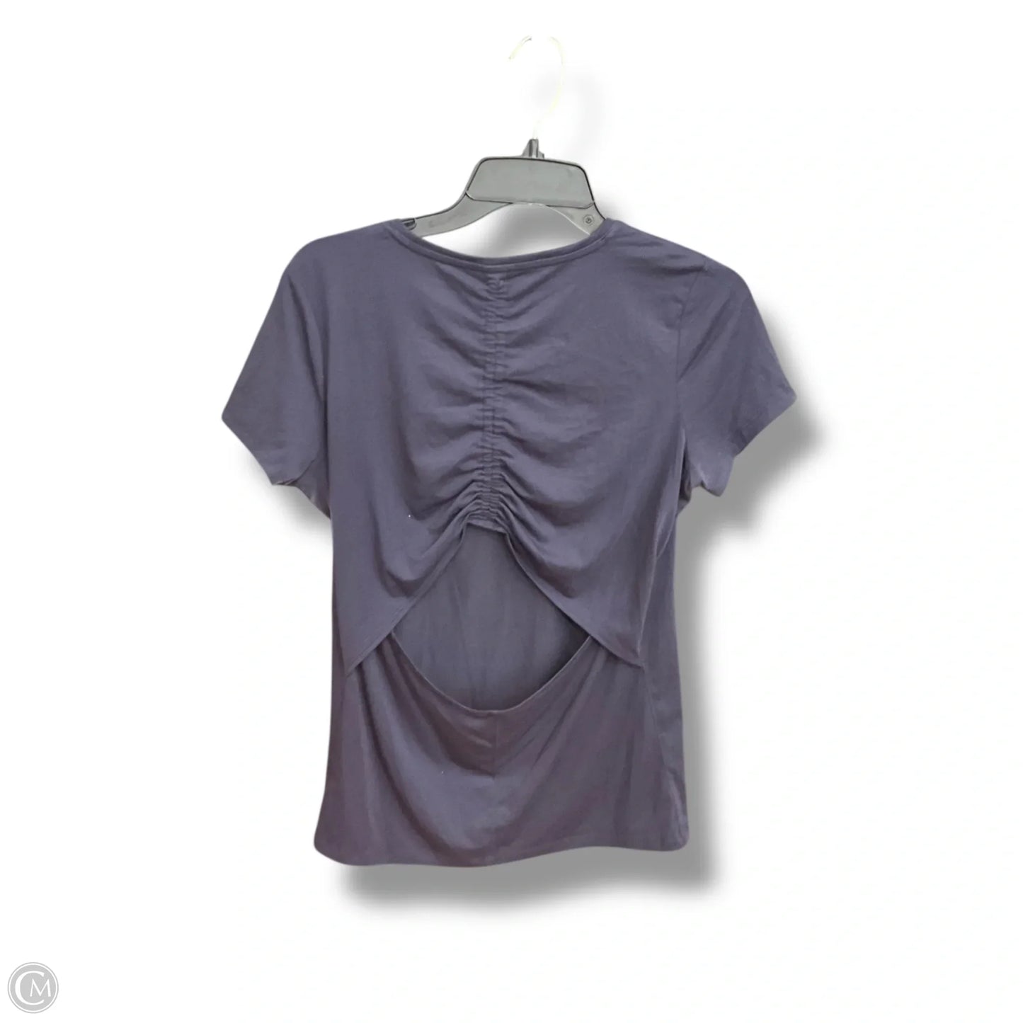 Athletic Top Short Sleeve By Athleta In Navy, Size: S