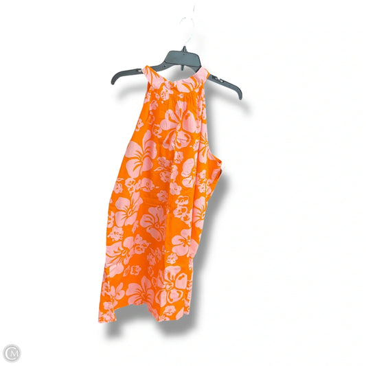 Dress Casual Short By J. Crew In Orange & Pink, Size: Xl