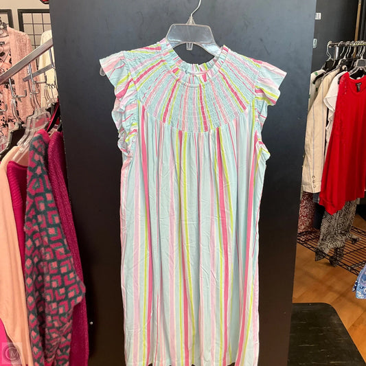 Dress Casual Short By Crown And Ivy In Striped Pattern, Size: L