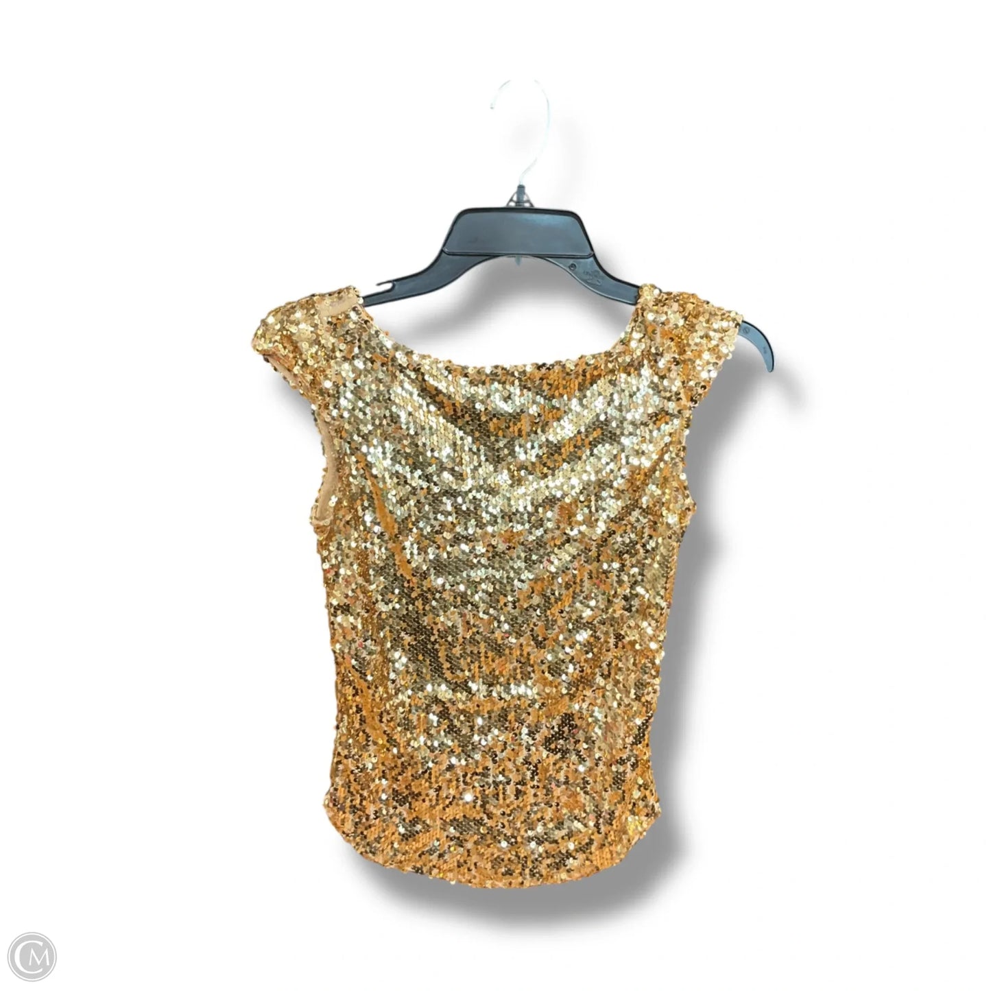 Top Sleeveless By Free People In Gold, Size: Xs