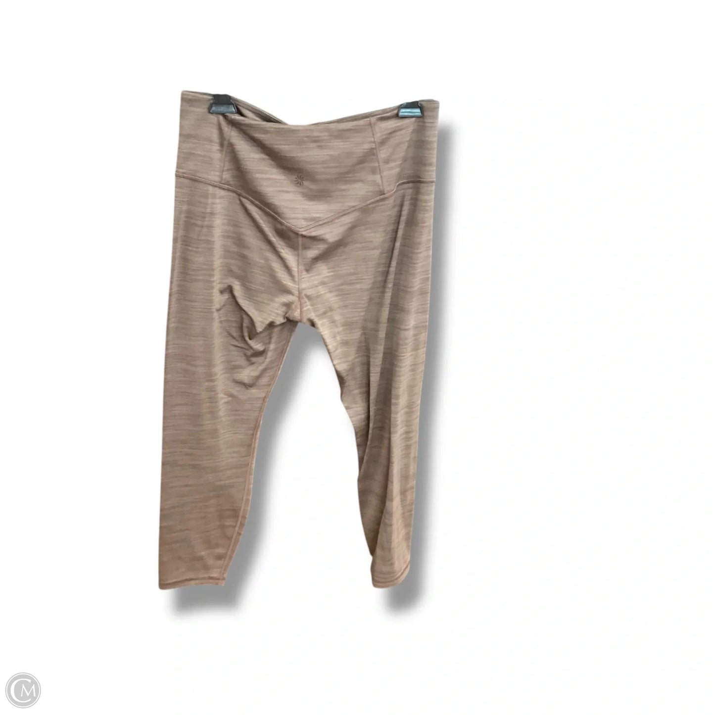 Athletic Leggings By Athleta In Brown, Size: L
