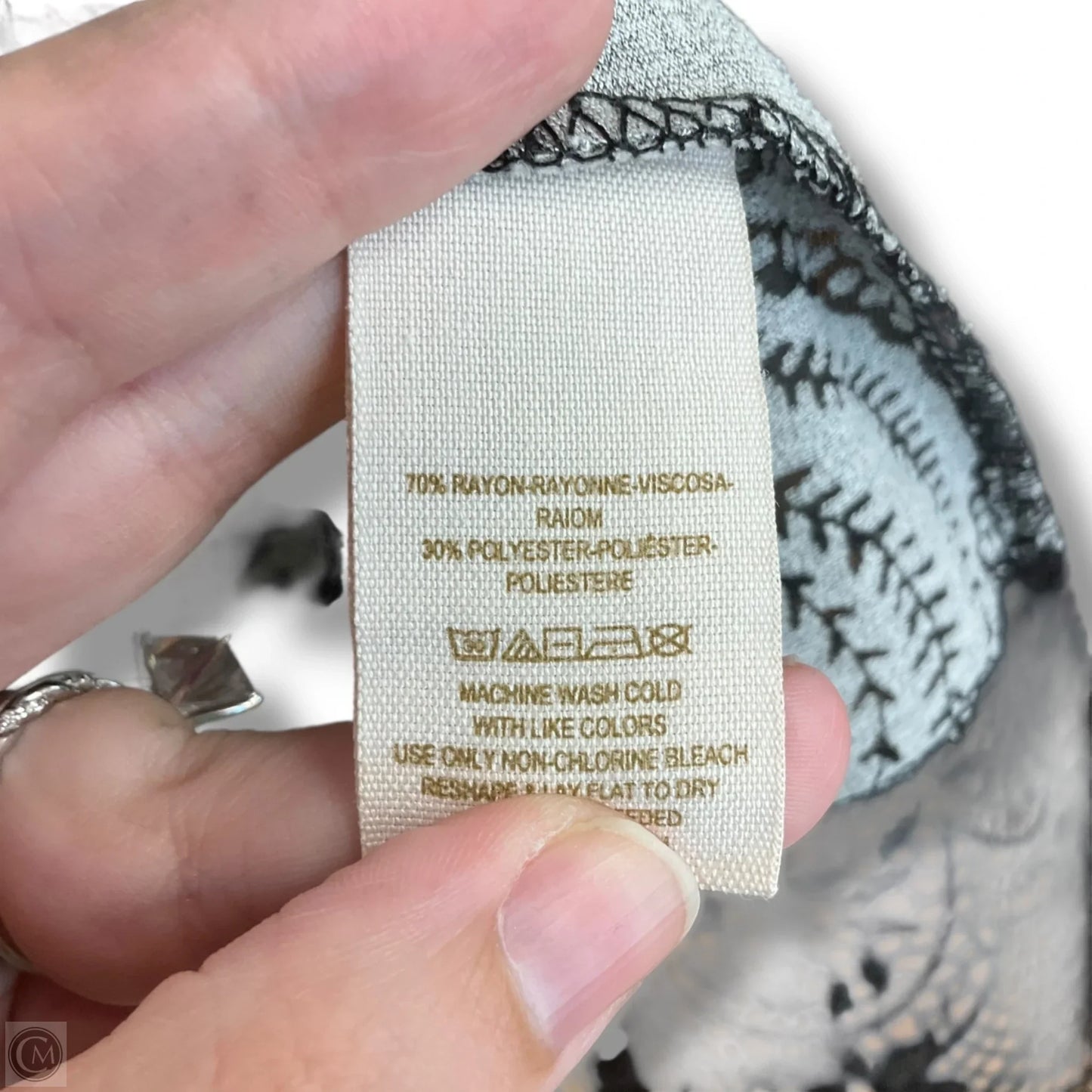 Top Sleeveless By Free People In Black & Grey, Size: M