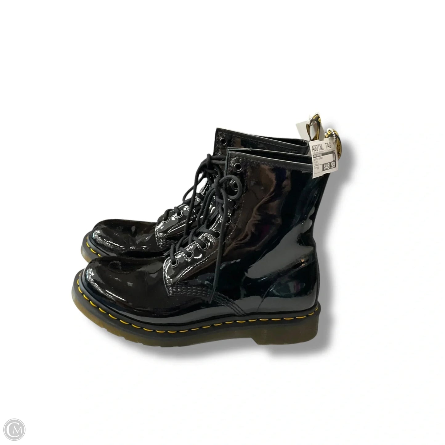 Boots Combat By Dr Martens In Black, Size: 10