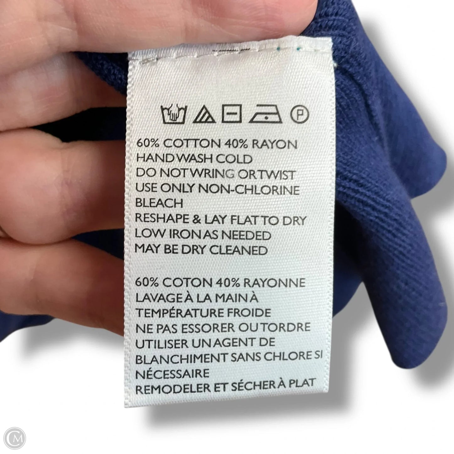 Top Long Sleeve By Anthropologie In Teal, Size: S