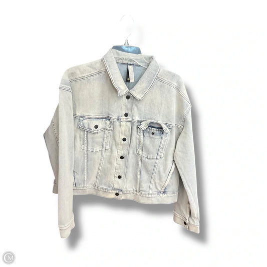 Jacket Denim By Athleta In Blue Denim, Size: L