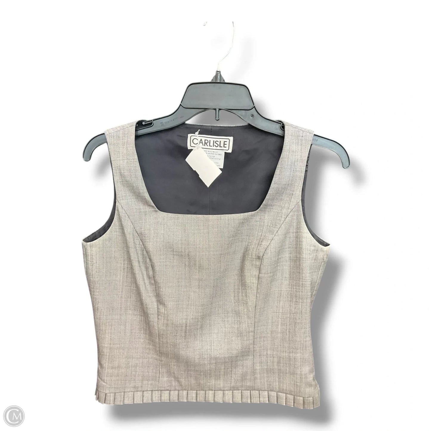 Skirt Set 2pc By Carlisle In Grey, Size: 6
