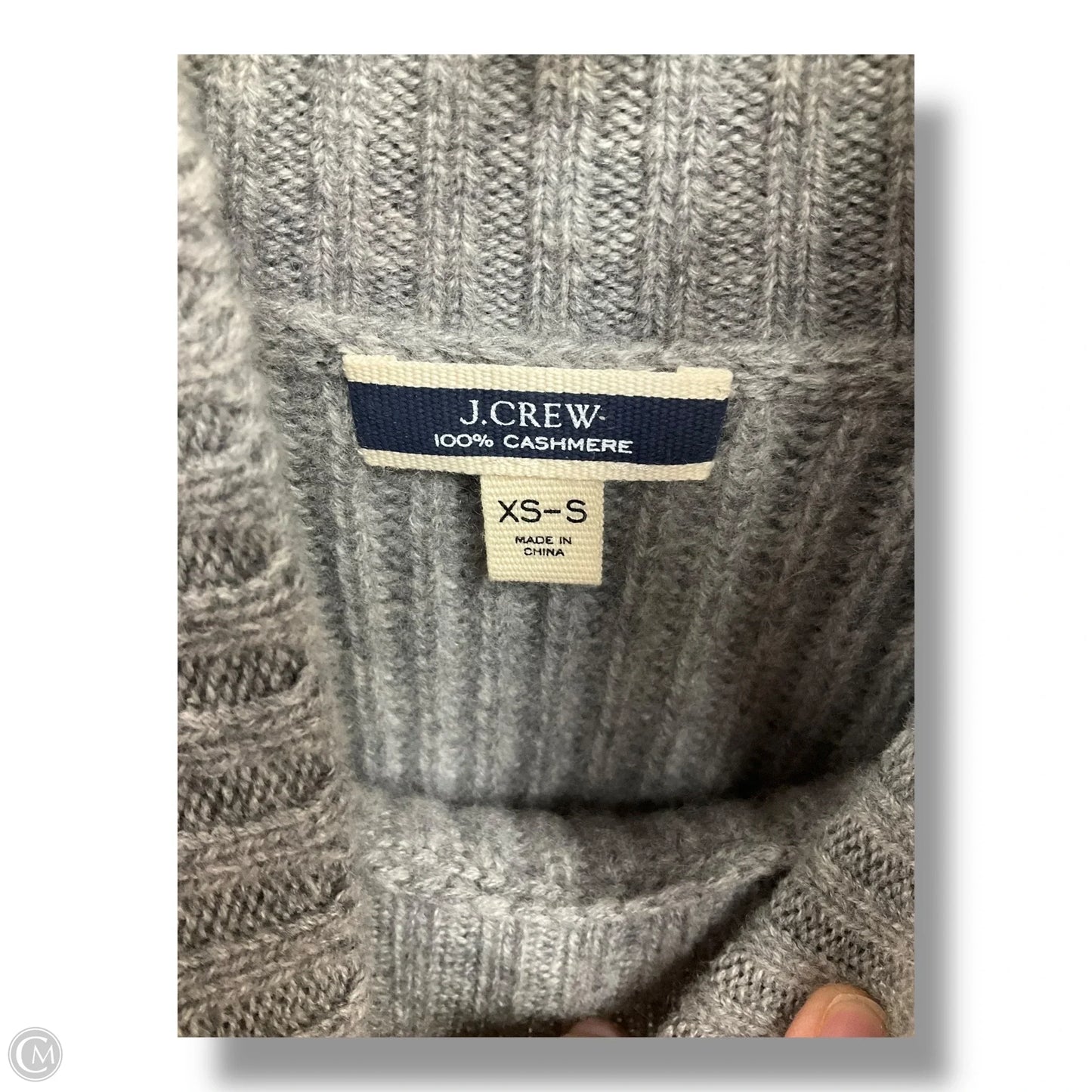 Sweater Cashmere By J. Crew In Grey, Size: S