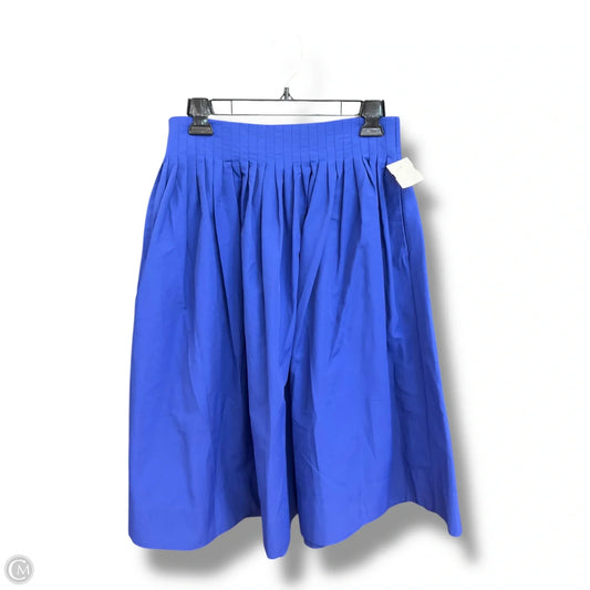 Skirt Midi By Banana Republic In Blue, Size: 4