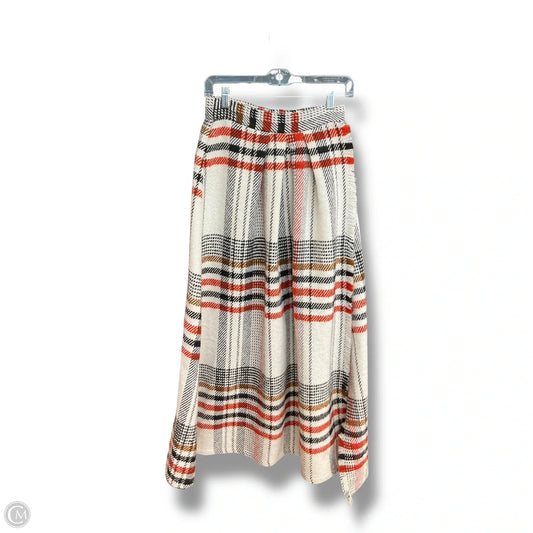 Skirt Maxi By Mare Mare In Plaid Pattern, Size: 4