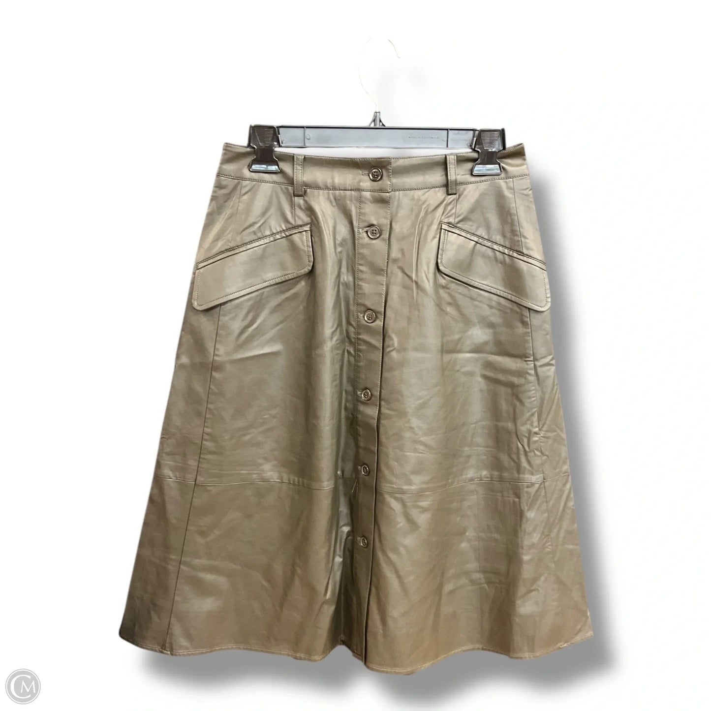 Skirt Midi By Banana Republic In Green, Size: 2