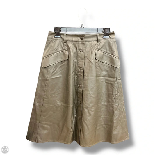 Skirt Midi By Banana Republic In Green, Size: 2