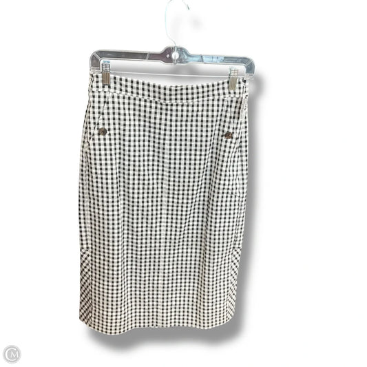 Skirt Midi By J. Crew In Black & White, Size: 4