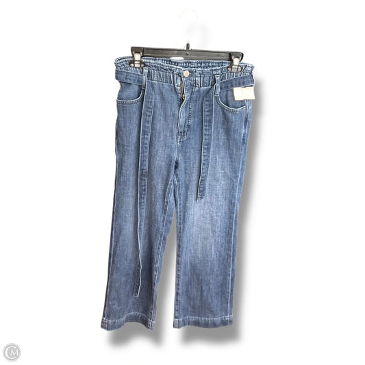 Jeans Wide Leg By J. Crew In Blue Denim, Size: 4