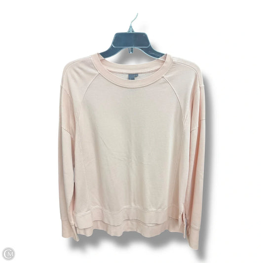 Athletic Top Long Sleeve Crewneck By Sweaty Betty In Pink, Size: L