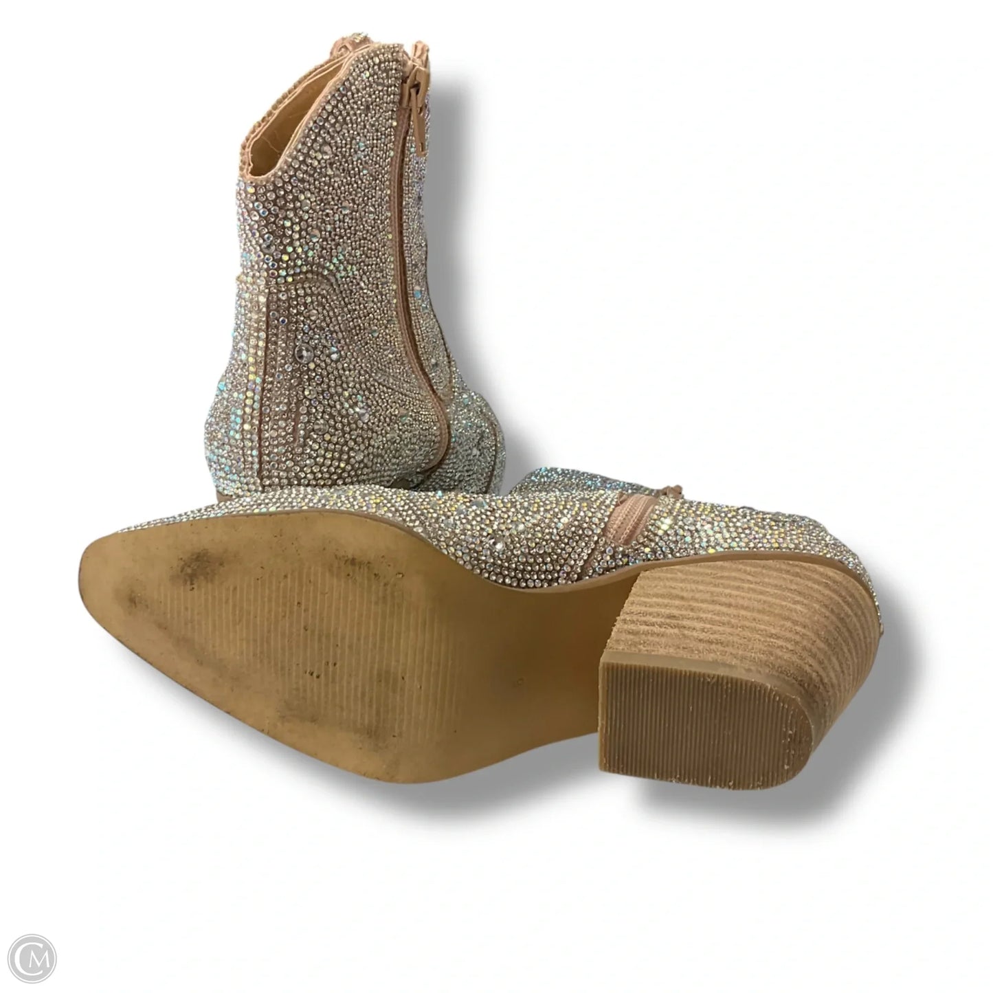 Boots Ankle Heels By Matisse In Silver, Size: 6