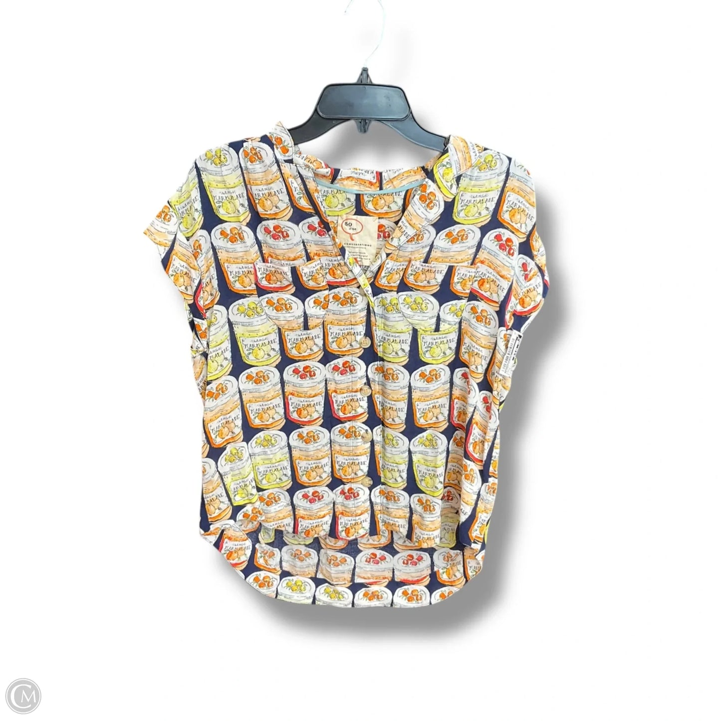 Blouse Sleeveless By Anthropologie In Multi-colored, Size: S