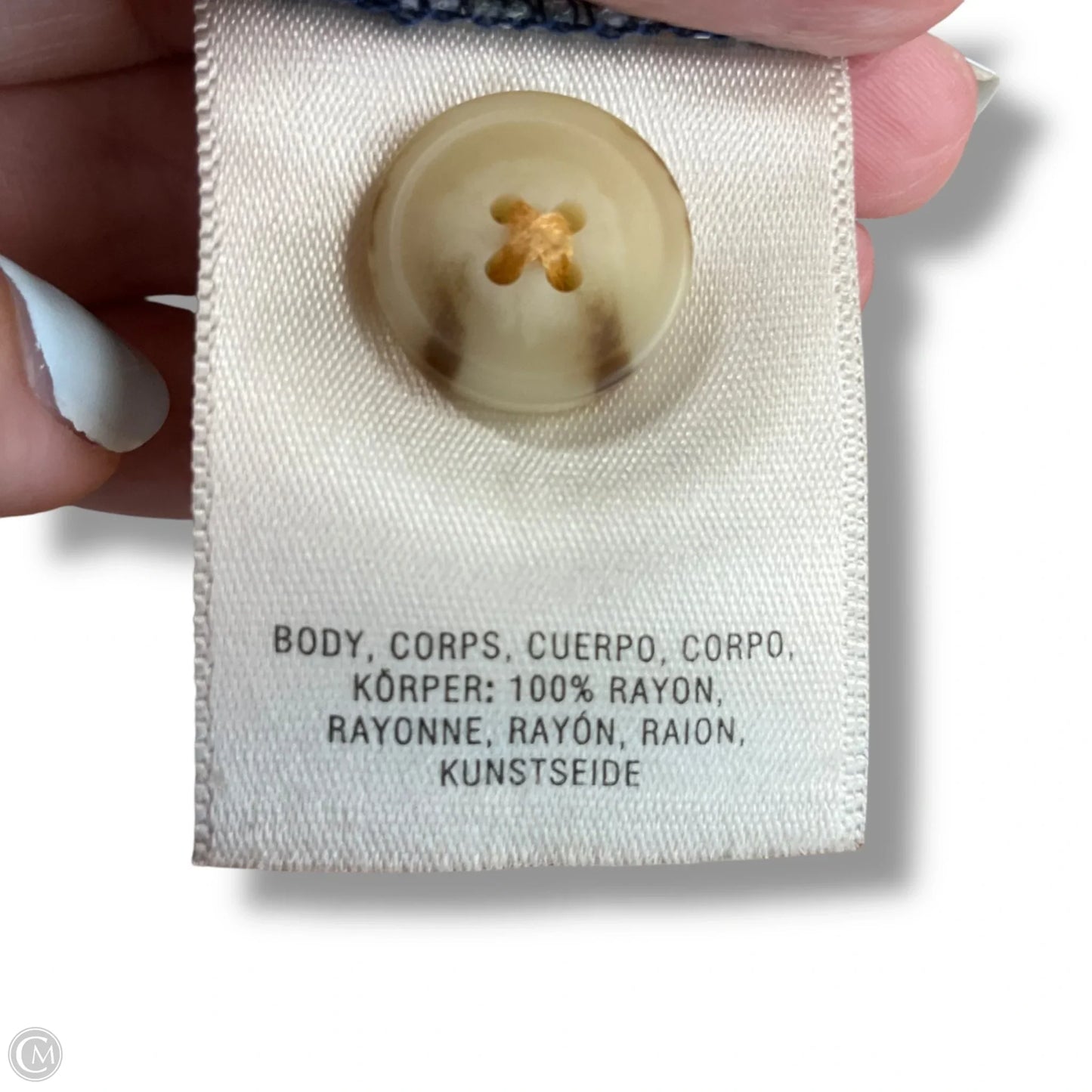 Blouse Sleeveless By Anthropologie In Multi-colored, Size: S