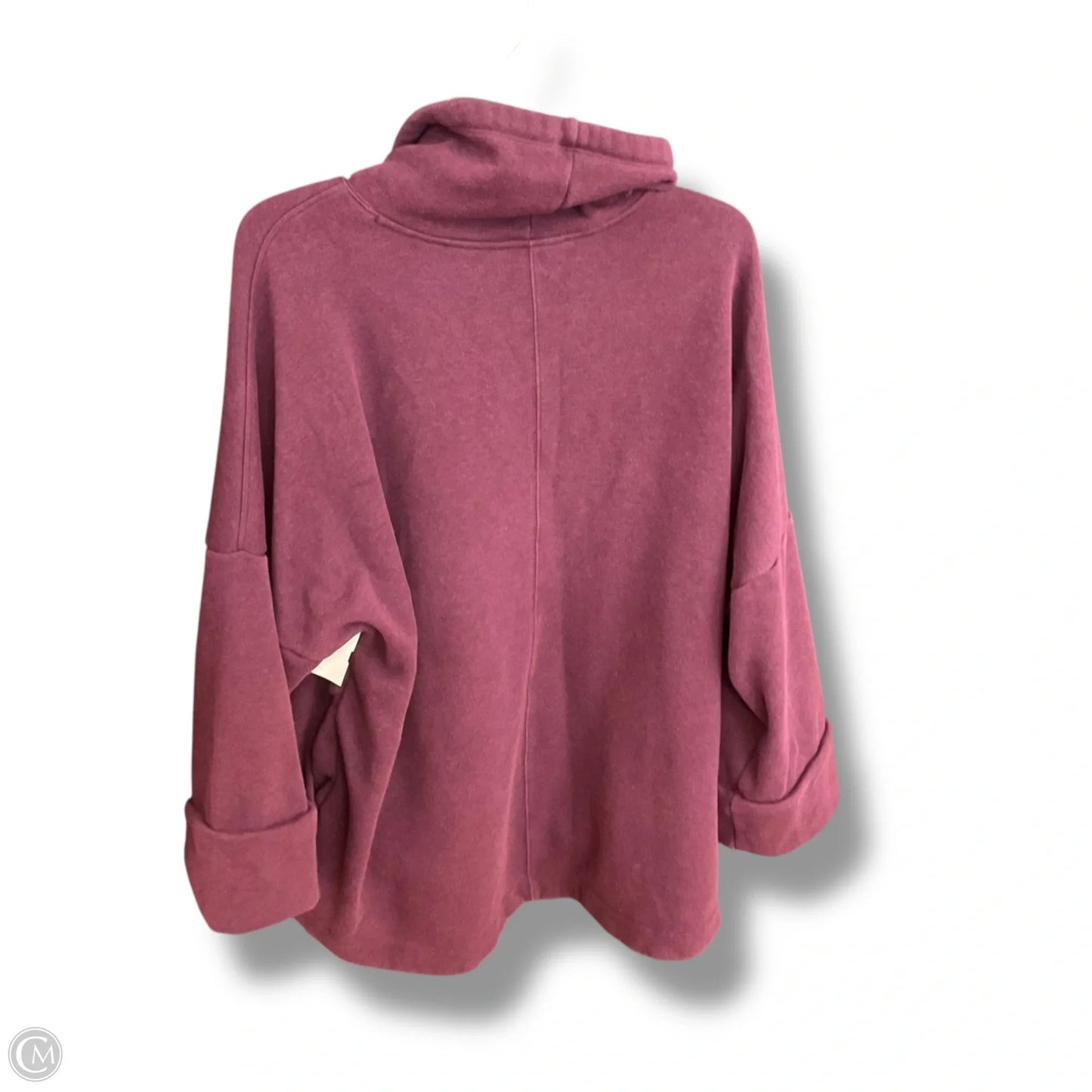Sweatshirt Collar By Athleta In Red, Size: 1x