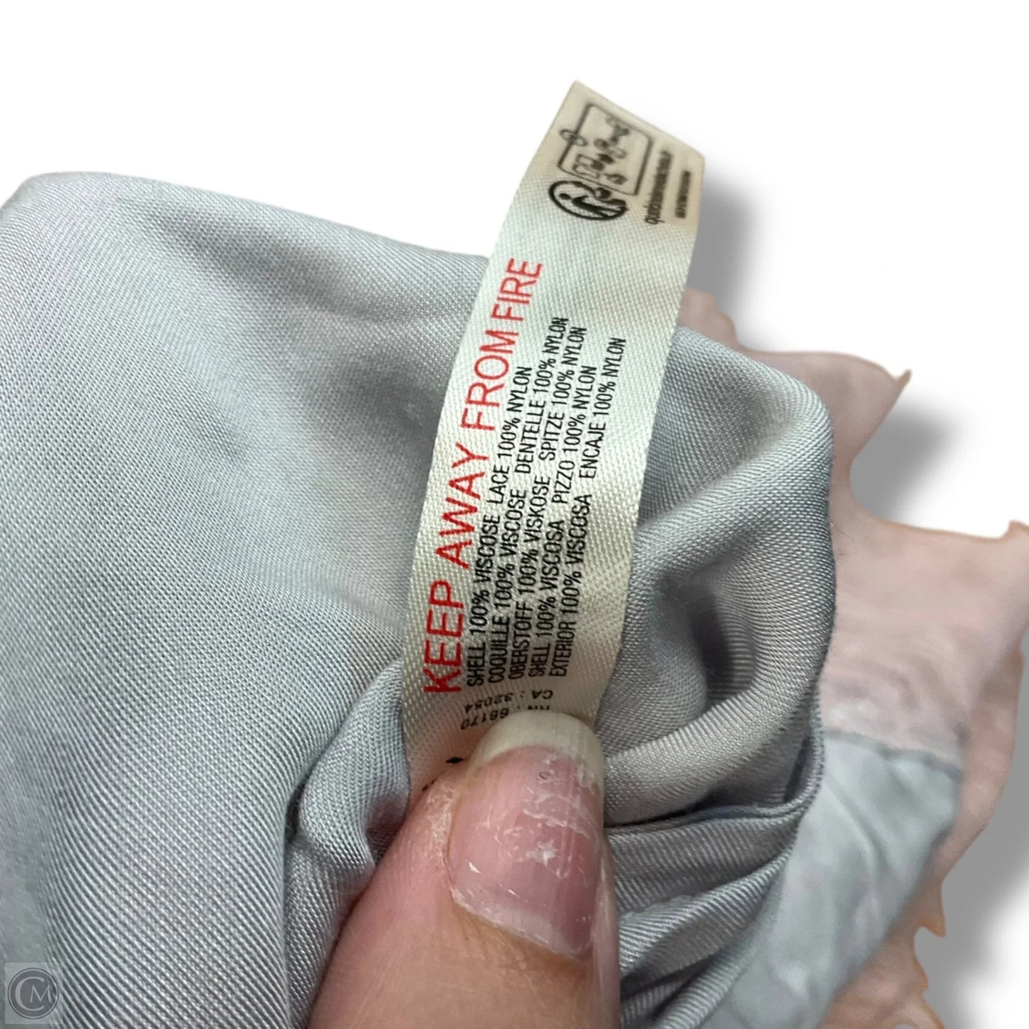 Dress Casual Midi By Anthropologie In Grey & Pink, Size: S