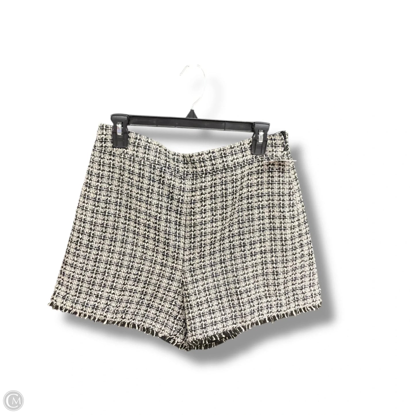 Shorts By Ann Taylor In Black & Cream, Size: 4